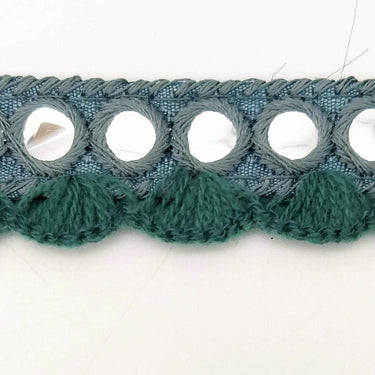 Grey Fringe Trim With Mirrors, Boho, Bohemian Trim